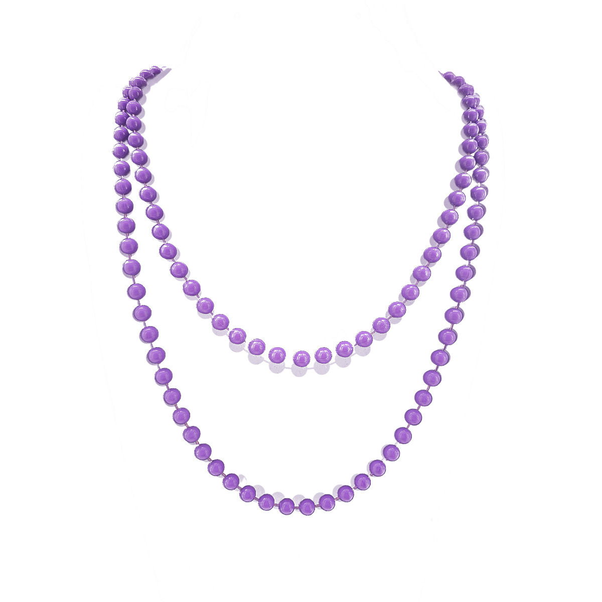 1980s Fiesta de neón 120cm Collar con cuentas Diadema con lazo Pendientes CC Pulsera Guantes de red de pesca