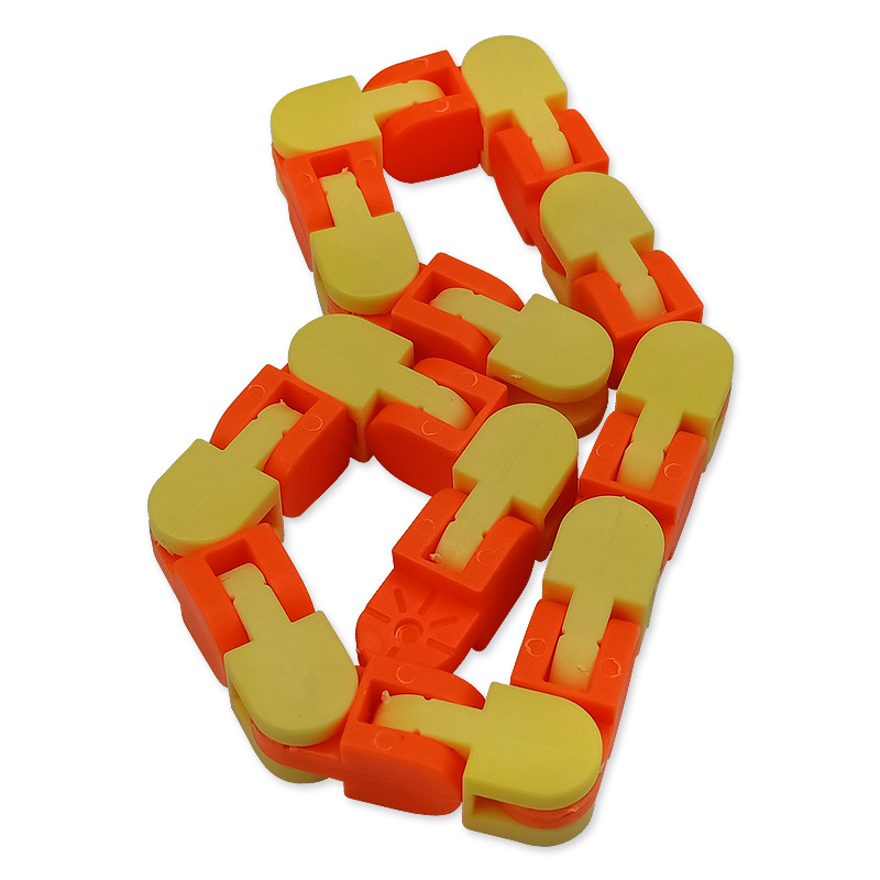 Productos transfronterizos de 24 secciones de la cadena de la pista de la bicicleta de 24 secciones de la cadena de la pista de la bicicleta