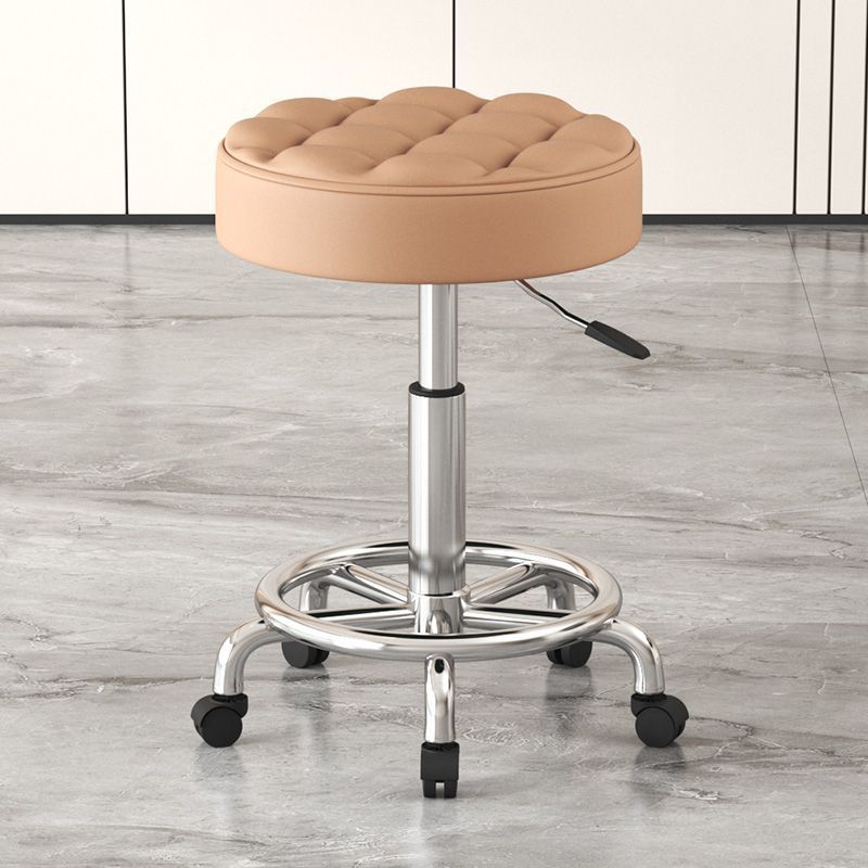 Taburete de belleza, polea de elevación rotativa, taburete de computadora, taburete de manicuría, taburete redondo, peluquería, silla giratoria, salón de peluquería especial