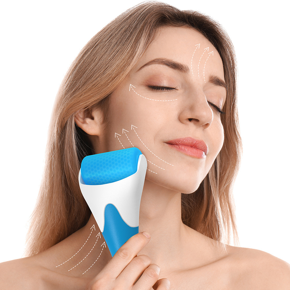Facial ice head roller cold compress instrument massage tool