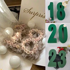 新款创意数字花泥 七夕情人节生日礼盒装饰异形鲜花手工DIY材料