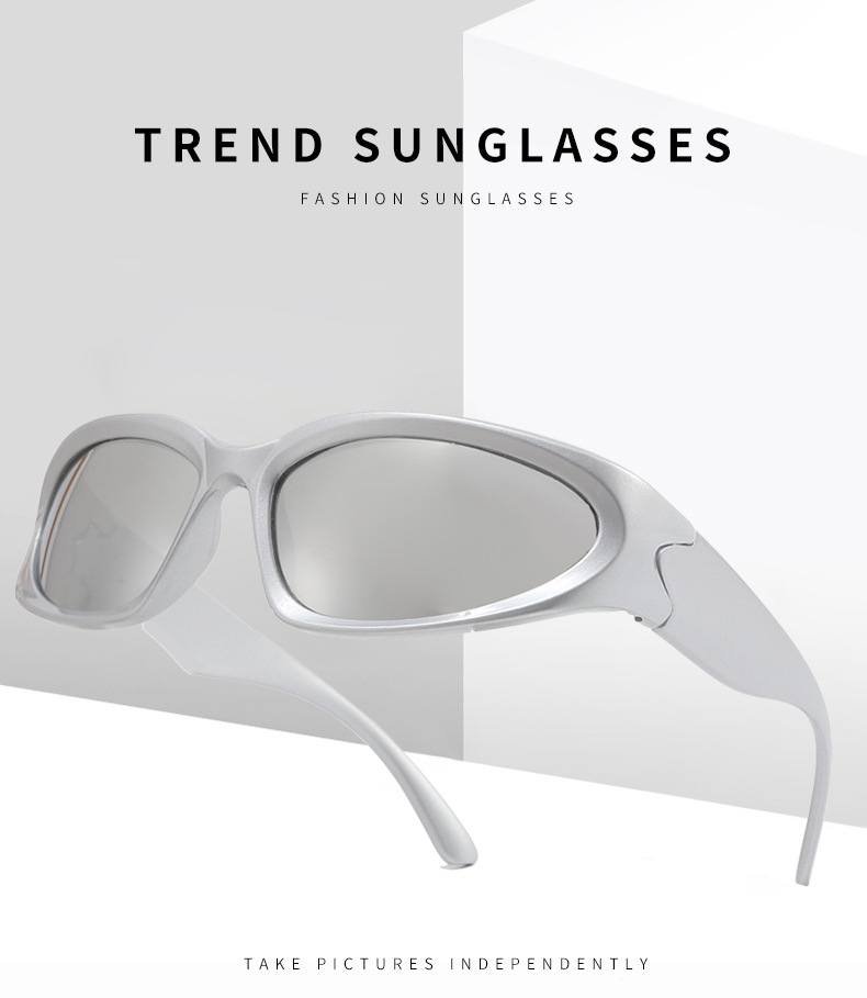 Y2K Punk Sunglasses Side View