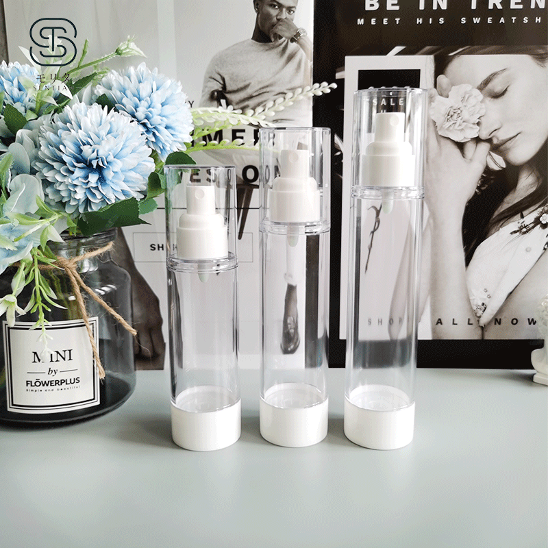 厂家直销化妆品包装瓶80ML100ML120ML喷雾真空化妆水瓶液体分装