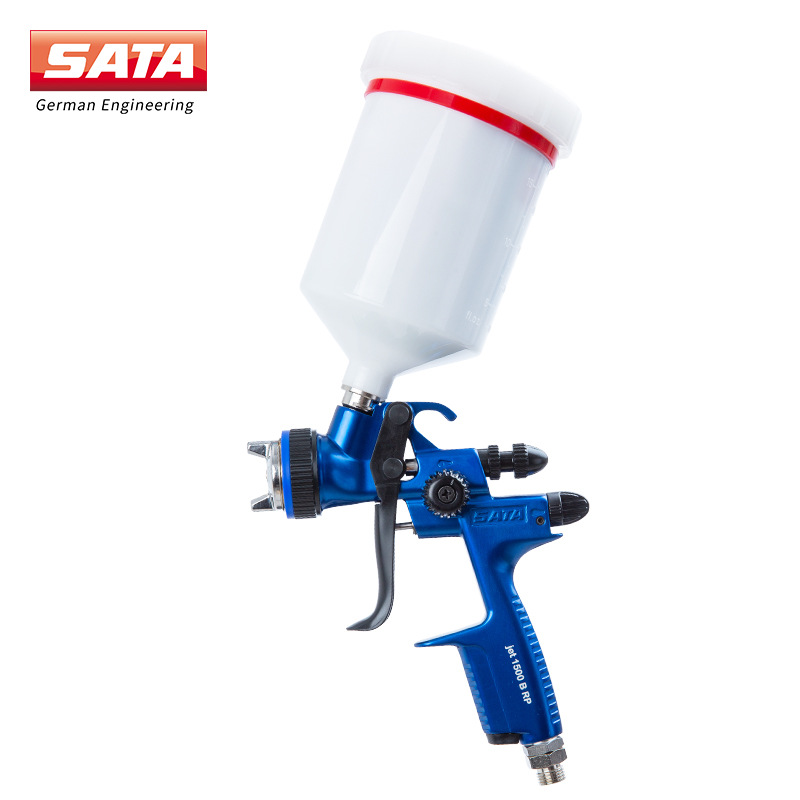 德国SATA萨塔SATAjet 1500 B RP省漆高效面漆喷枪 萨塔上壶喷漆枪