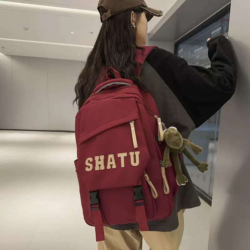 男女生大学生高中学生书包大容量初中生背包高中减负小学生双肩包