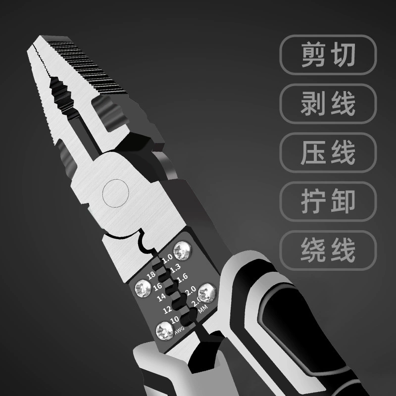 Многофункциональные тиски остроконечные плоскогубцы оптом бытовой электрик аппаратные инструменты для зачистки проводов Полная коллекция диагональные плоскогубцы для проводов