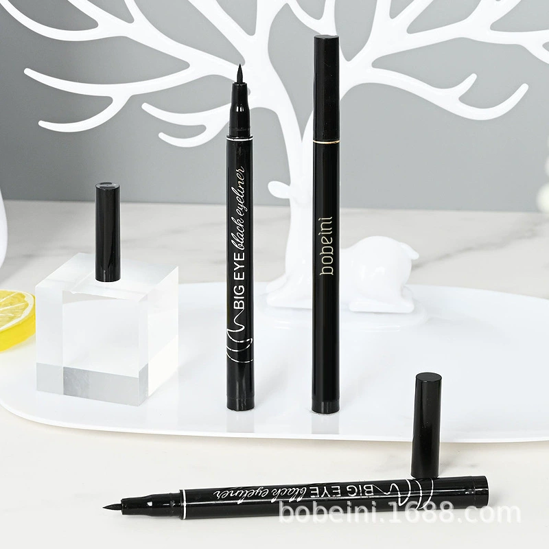 Классная Черная Подводка для глаз Berberi, Водостойкая Подводка для макияжа, защита от пота, стойкая, быстросохнущая подводка для глаз, защита от макияжа для новичков