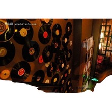 黑胶碟唱片墙装饰 LP唱片酒吧装饰咖啡个性挂饰室内装饰复古壁饰