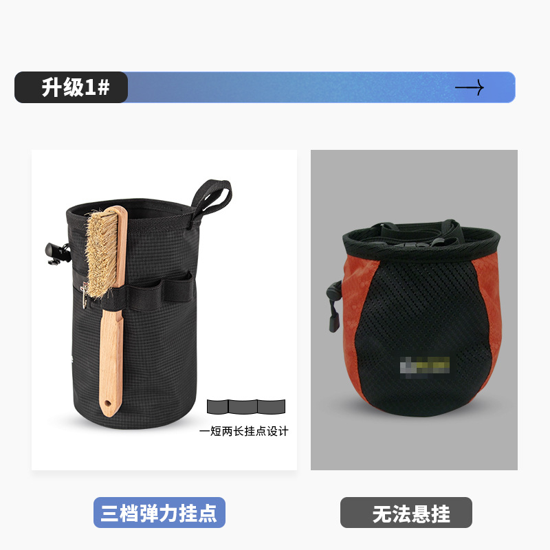 ロッククライミングマグネシウムパウダーバッグ、ドライハンドパウダーバッグ、ペットトレーニングスナックバッグ、フィットネスウエストハンギングタルカムパウダー収納バッグ