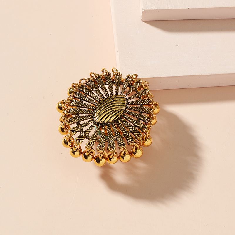 Fashionable retro creative design adjustable ring
