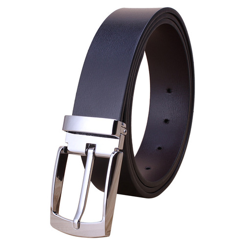 Men's belt wholesale genuine leather pin buckle casual pants jeans men's waistband men's leather pants belt factory direct sales 