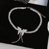 Long necklace with tassels, set, chain for key bag , 2022 collection, internet celebrity