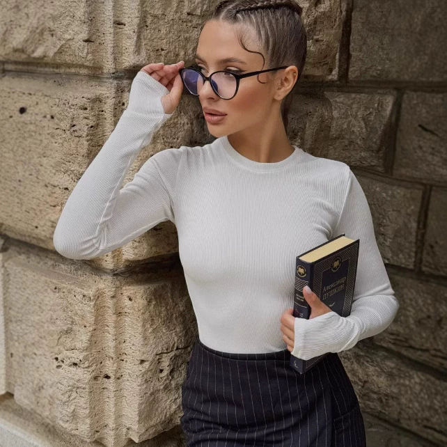 Свитер с длинным рукавом, футболка, облегающие, без Amazon