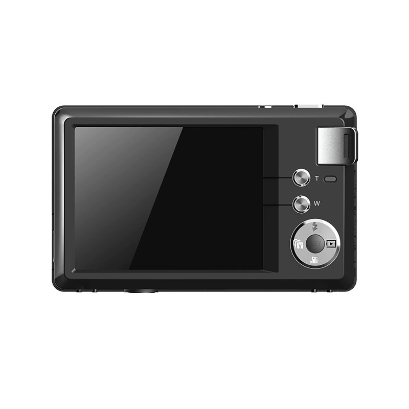 Цифровая камера с металлическим корпусом, 48 МП 4K, экран 3.0", зум 16x — для детей/начальной школы