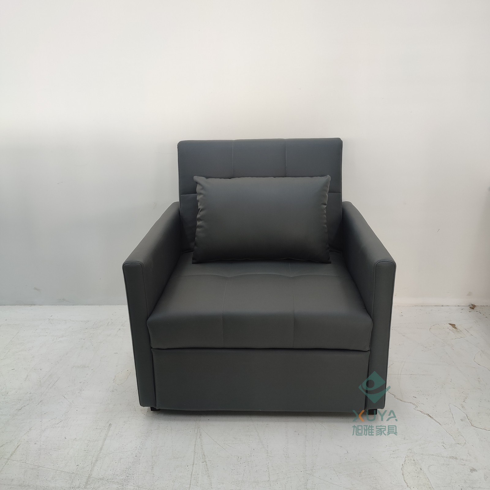 Moderno simple sofá cama multifuncional plegable ventilado algodón lino pequeño balcón de alquiler sofá