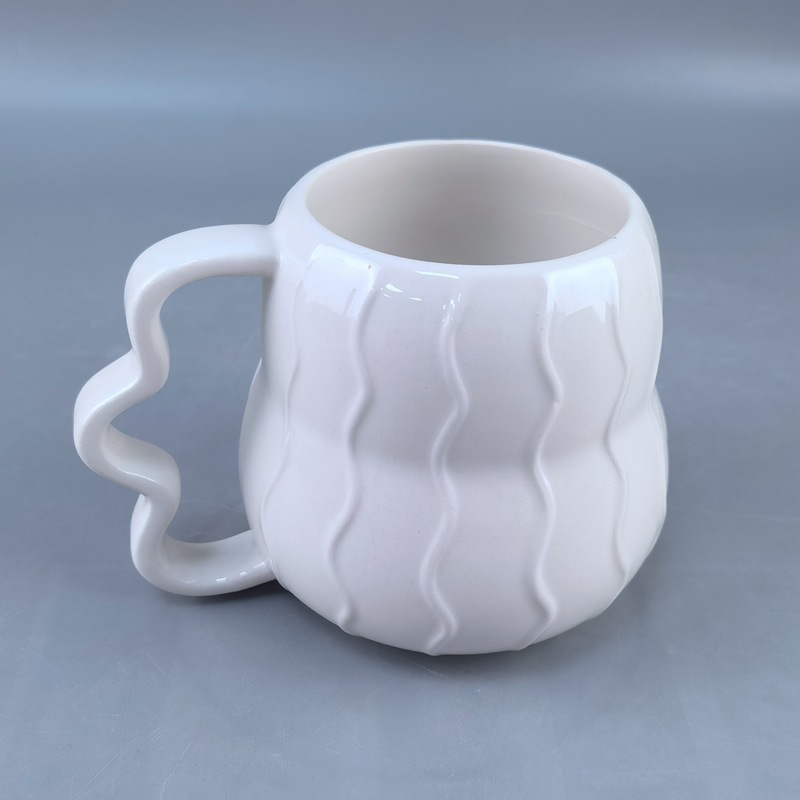 Selección estricta de calabaza creativa taza de cerámica nórdica taza de café de pareja taza de leche pequeña y linda