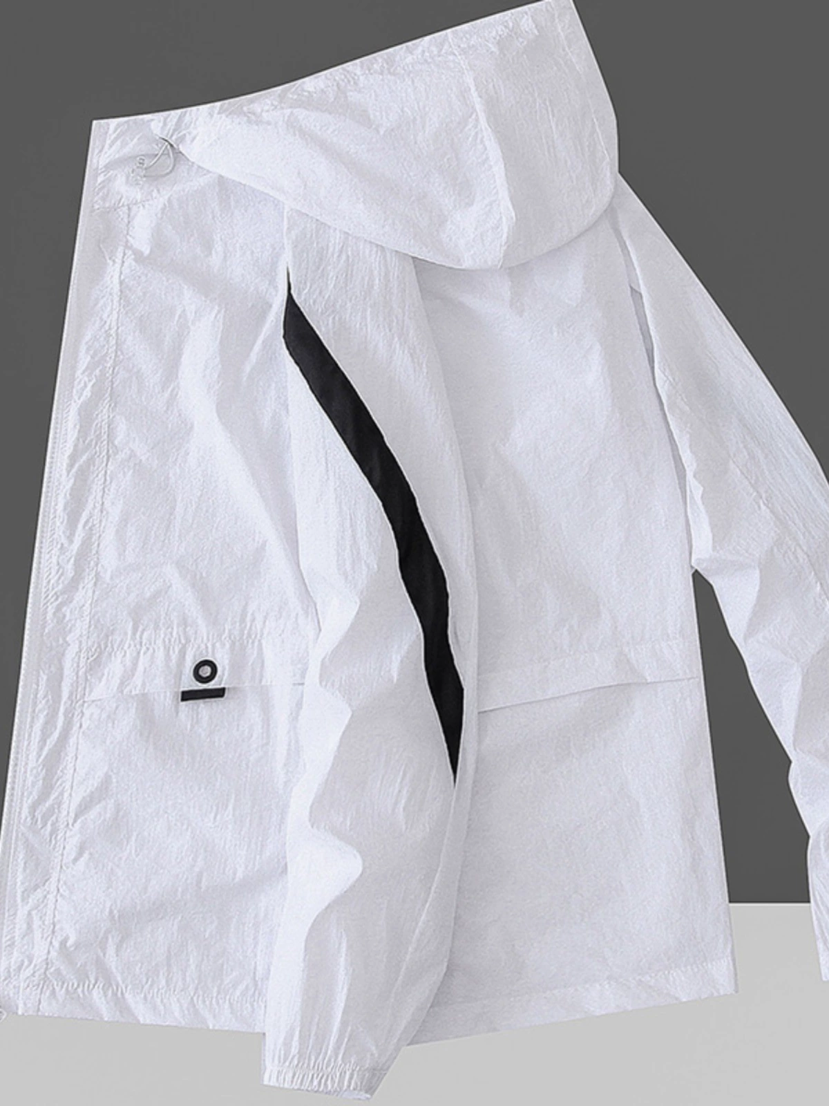 Sun protection clothing, summer ultra thin jacket, silk breathable windbreaker for leisure, UV protection