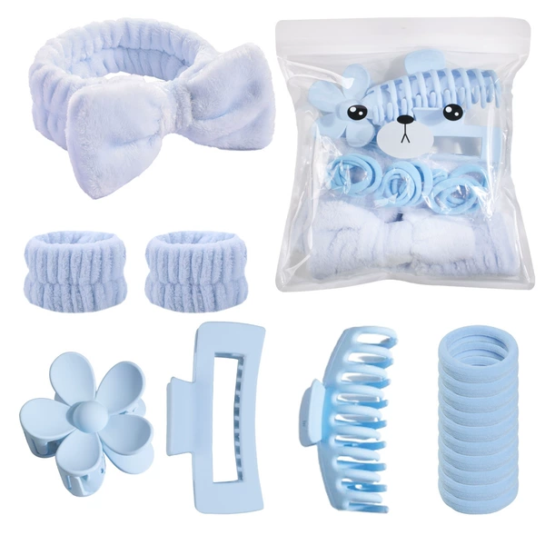 Blue set with zipper