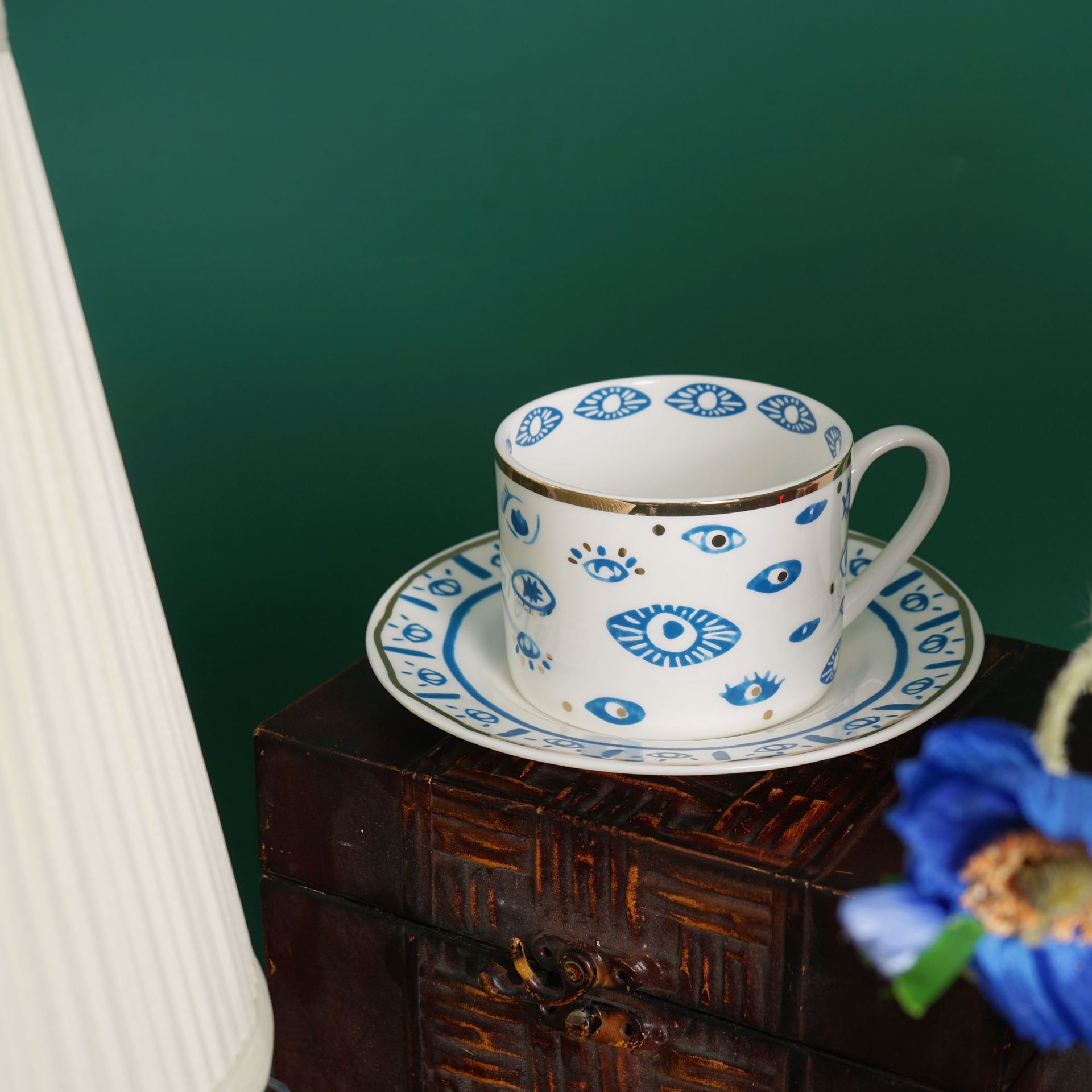 Chinoiserie Eye Porcelain Tableware 1 Piece display picture 4