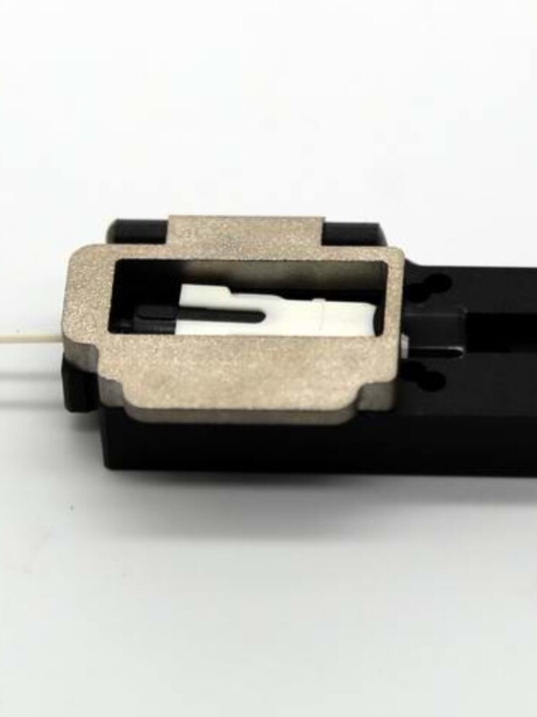 Hot melt head fixture for Sumitomo fiber optic fusion splicers T81C, T82C, T600C, T601C, T400S/S+
