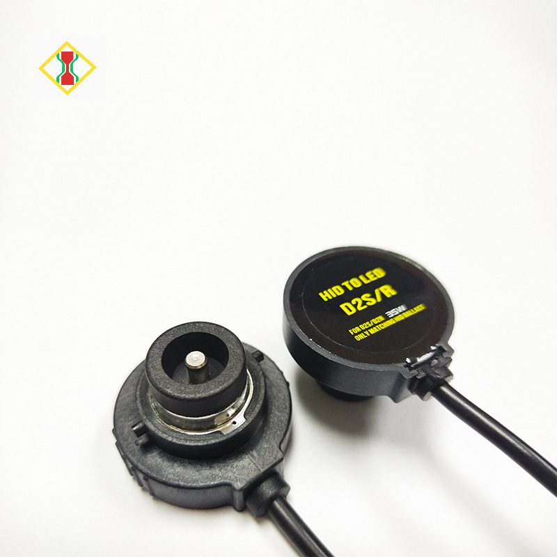 HID LED 大灯安定器配线 转接线 D2/D4通用灯座电源线