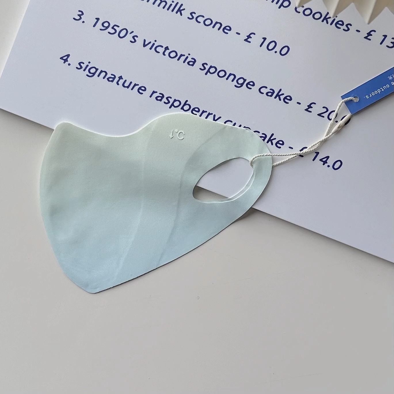 Máscara de protección solar con sensación de hielo upf50 + máscara de protección ocular contra rayos ultravioleta hielo 3D marea tridimensional de alto valor facial femenino en verano