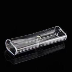 Presbyopic glasses case for men and women, portable, simple, anti-fall, ultra-light, PVC mirror case, soft box, plastic clamshell box