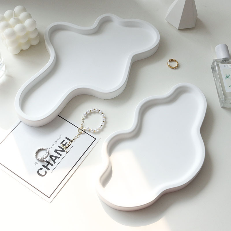 Ins Irregular Gypsum Storage Plate Photo Props Cloud Plate Jewelry Plate Photographic Decoration Photo Display Tray Ins Irregular Gypsum Storage Plate Photo Props Cloud Plate Jewelry Plate Photographic Decoration Photo Display Tray