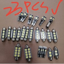 23pcs��װ 21���� led�����Ķ��� t10 ˫�� w5w ���� ������ ���