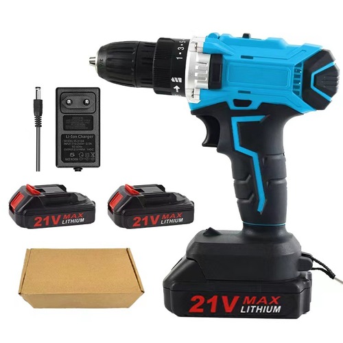 Industrial-grade multi-functional two-speed hand drill 21V two-speed lithium electric drill Rechargeable handheld electric screwdriver manufacturer
