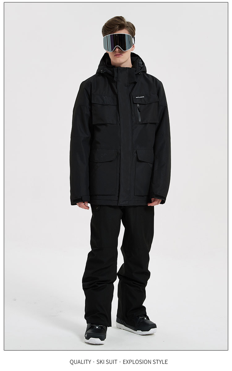 Herenkleding Trendy skipakken voor heren Koreaanse enkel- en dubbelboard winddicht waterdicht warm gewatteerd outdoor verdikte skijassen voor heren_voghion.com