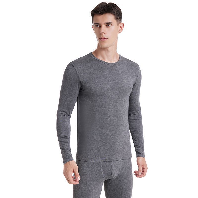 Men's Modal Autumn Clothes Thin Thermal Underwear suit Autumn and Winter Crewneck Men's Autumn Clothes and Pants