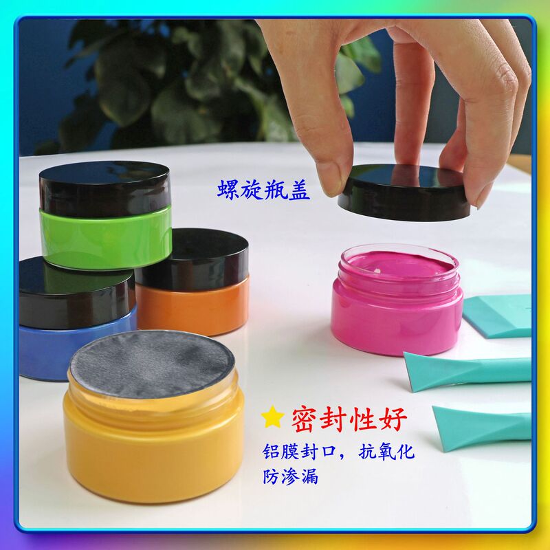 Pigment Gouache Self-Adhesive Template for Crafts Chalk Paint Mesh Transfer Paste Screen Printing DIY Coloring