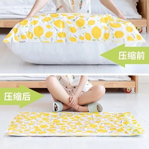 [Thick storage compression bag] Vacuum air bag, travel storage bag, home clothes, cotton quilt organization bag