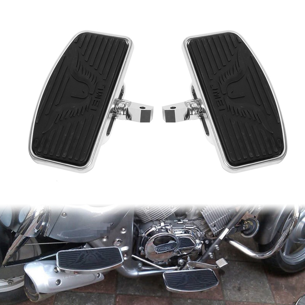 Motorcycle accessories: Universal front and rear footrests for the Honda CB300R, suitable for modification