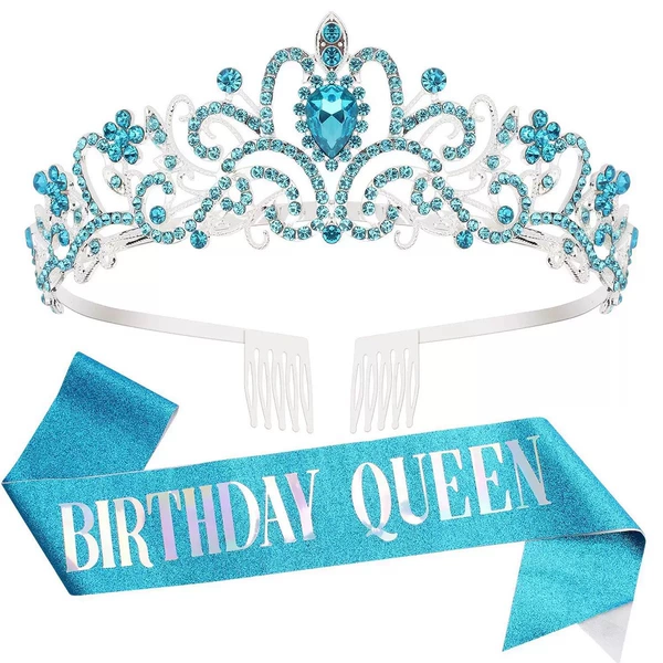 Lake Blue Queen Two Piece Suit