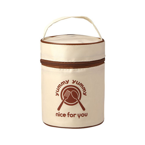 Aluminum foil insulation bag wholesale round insulation bucket lunch box bag portable lunch bag Oxford cloth lunch bag waterproof