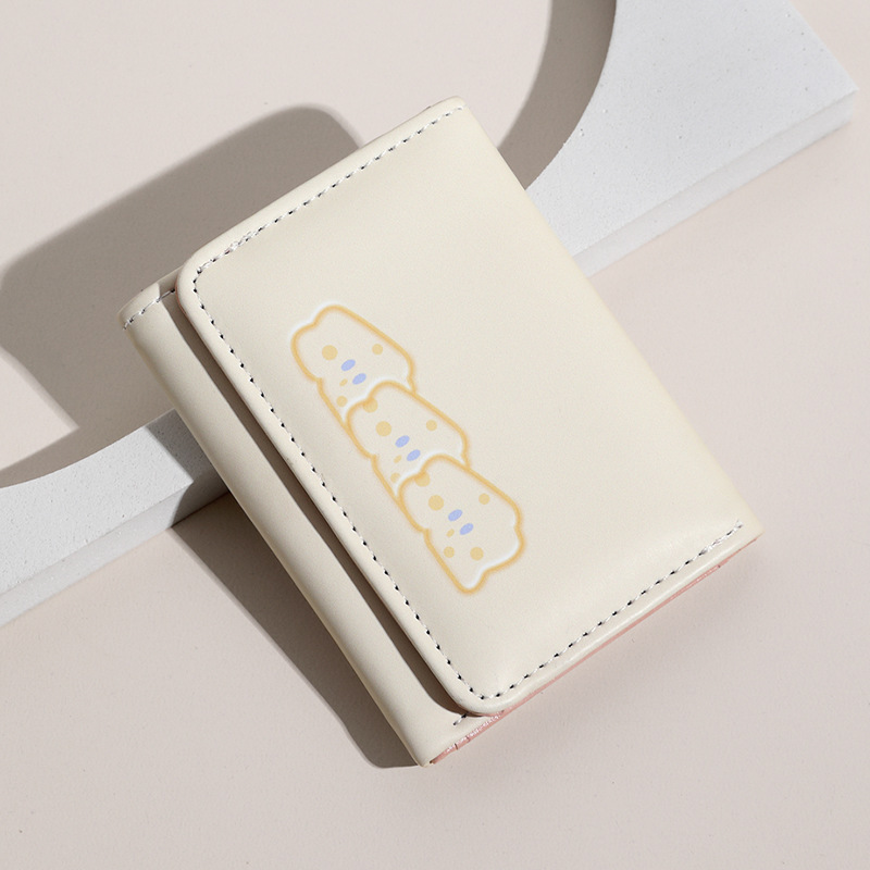 BL-3142 : Portefeuille triple jaune fromage
