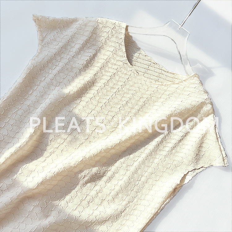 Cross-Border Export Pleated Dress Japanese and Korean Counter Quality Elegant and Noble Urban Modern Women's Fashion Elegant Dress