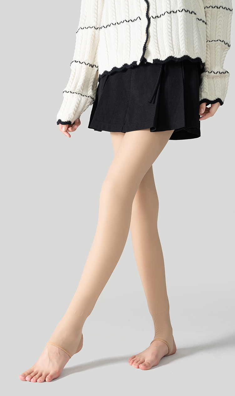 2025 base líquido calcetines de agua de cintura alta leggings otoño y invierno grueso acolchado sensación desnuda realista piernas desnudas artefacto calcetines