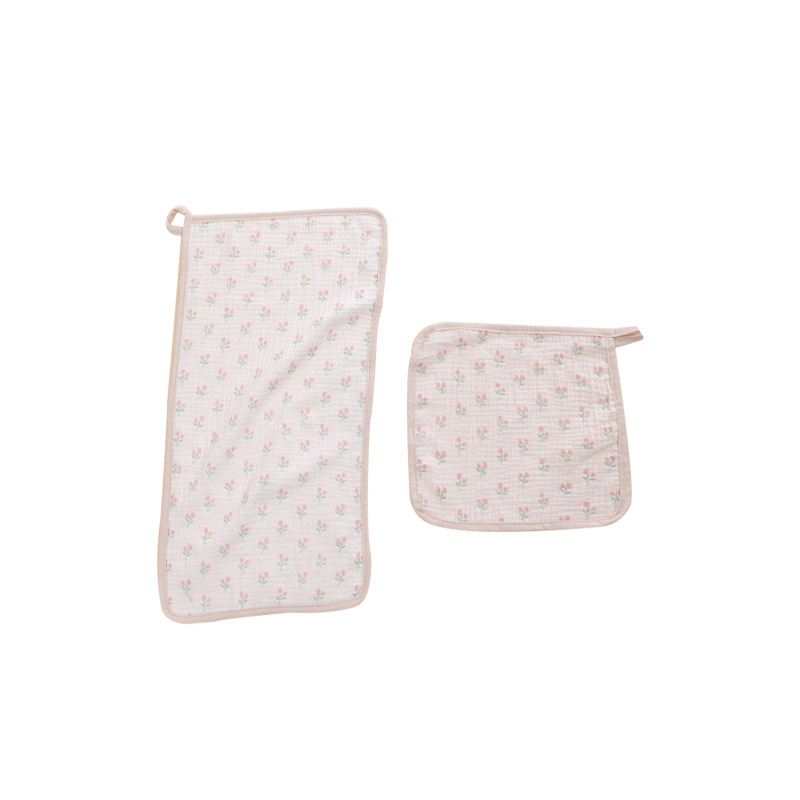Children's gauze soft handkerchief for face washing 5