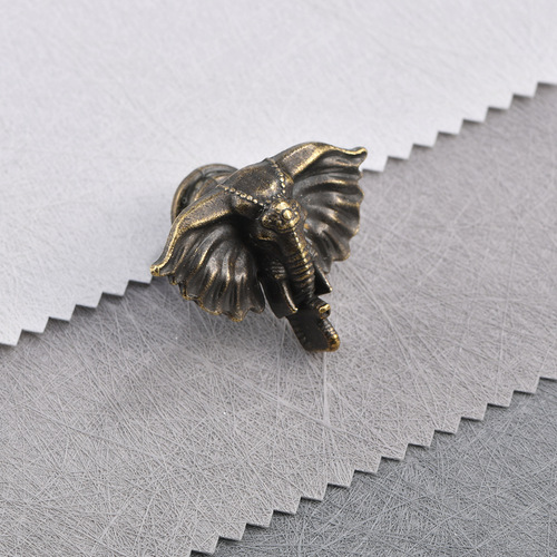 Antique animal drawer handle zinc alloy foot animal face single hole furniture cabinet wooden box handle furniture accessories