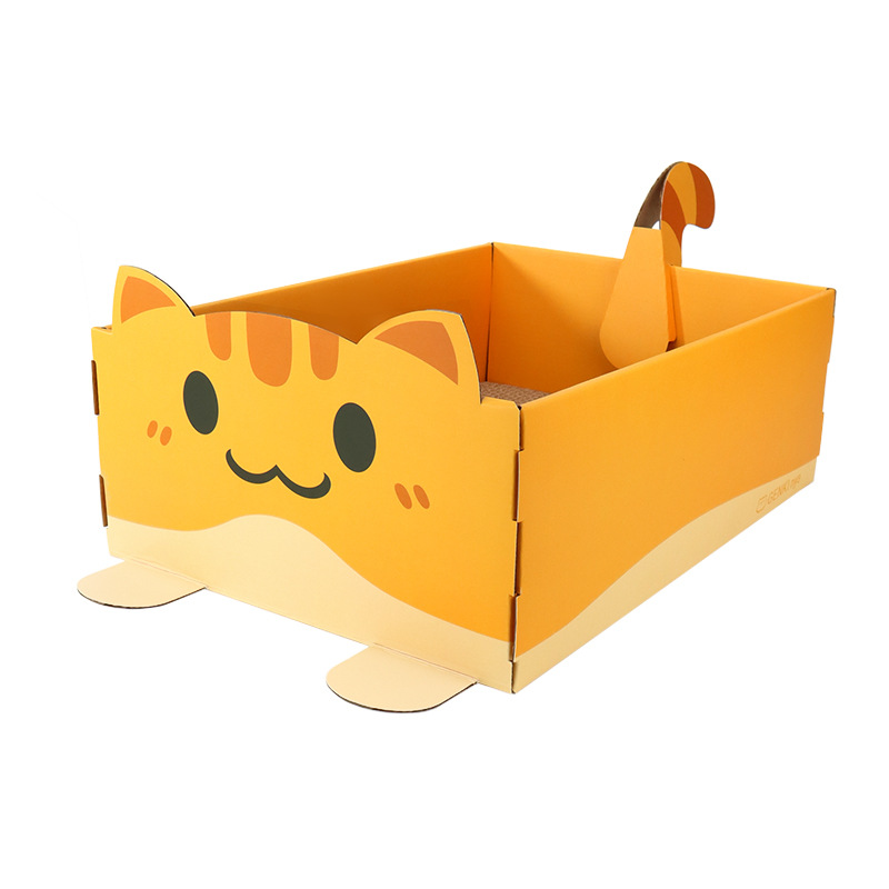 오렌지 야옹 (고양이 스크래치 보드 포함)
