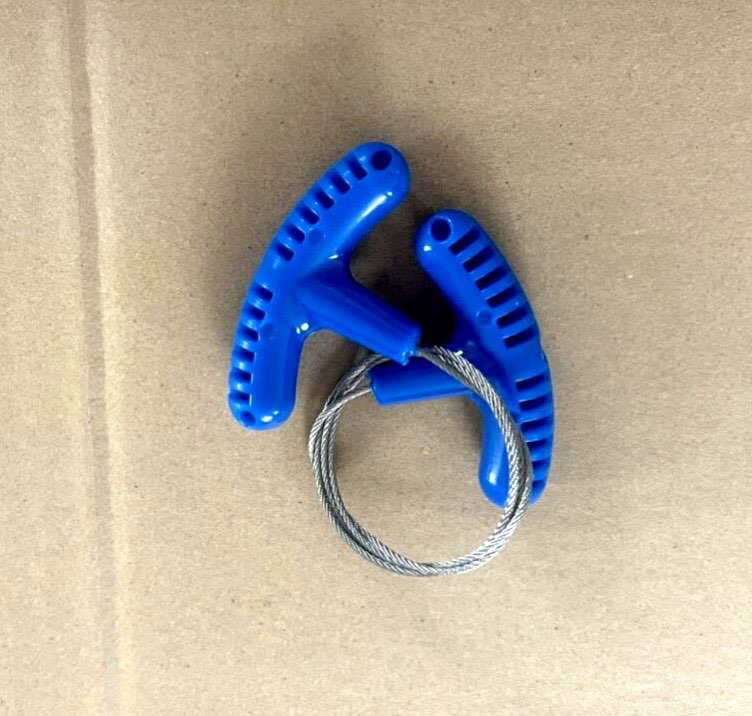 Baixiang nuevo mango de PP al aire libre mini Sierra de bolsillo que acampa de la supervivencia sierra de alambre de acero inoxidable sierra de alambre de hierba de agua vio