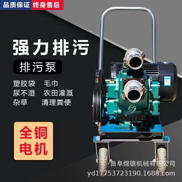 市政排污抽水泵淤泥清理河道清淤抽污泵 防汛排污泵