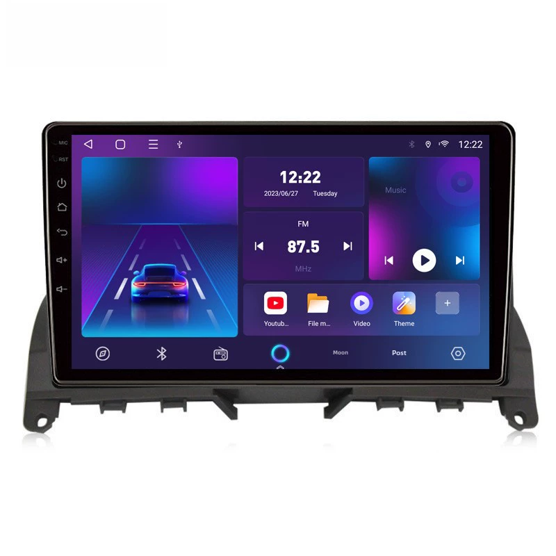Подходит для Mercedes-Benz C200 C200 C180 C260 Android большой экран навигация Bluetooth беспроводной CarPlay