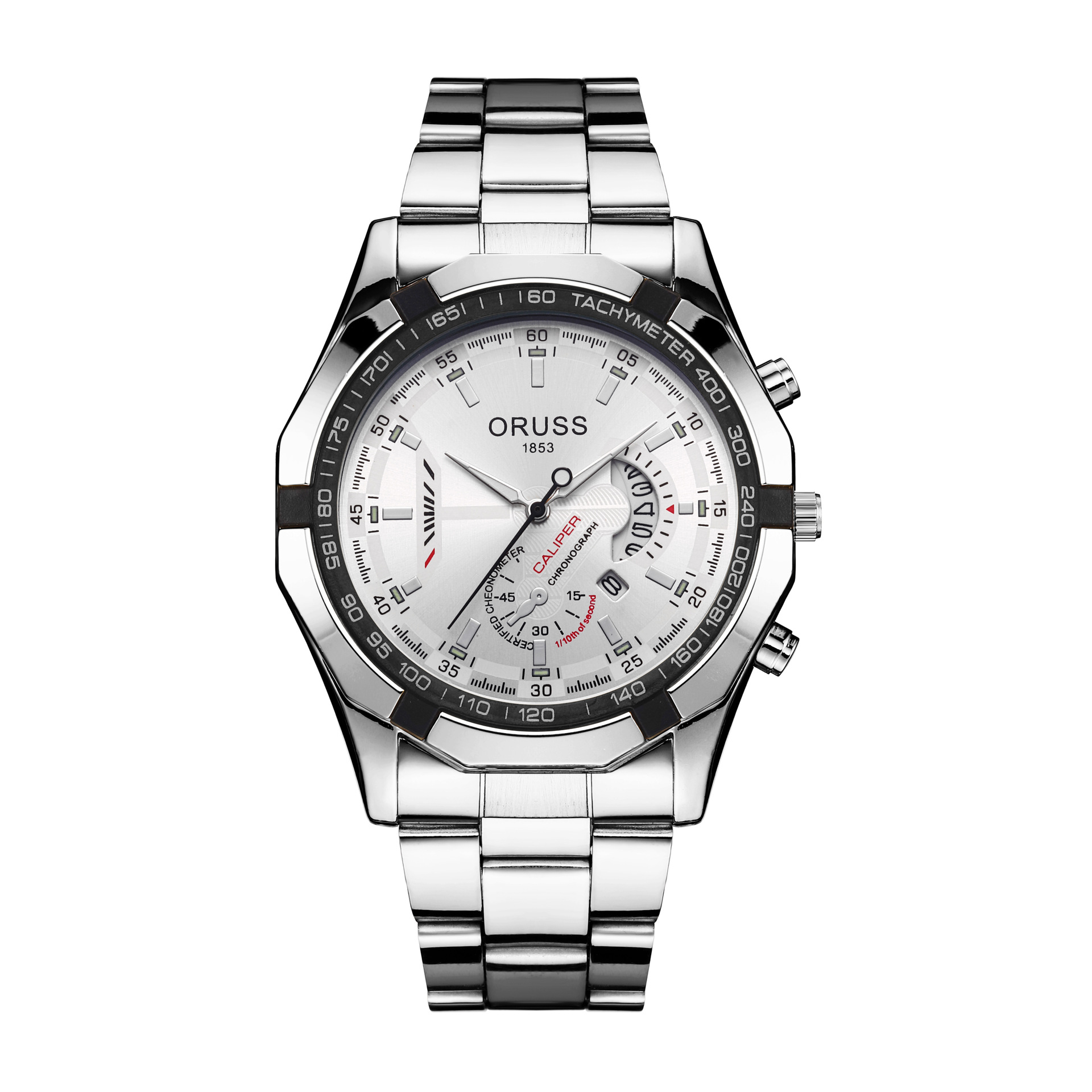Men's Quartz Chronograph Watch Waterproof Trendy Calendar Dial_voghion.com