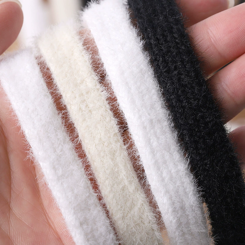 1,5 широкий норковый мех плюшевые шнурки черно-белый бежевый AJ1AF1 шнурки шнурки для мужчин и женщин