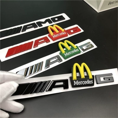 Car logo – emblems with black lettering