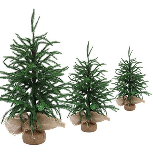 Amazon's Best-Selling Artificial Norfolk Pine Pe Small Tree Desktop Mini Christmas Tree Household Pure Pe Small Christmas Tree